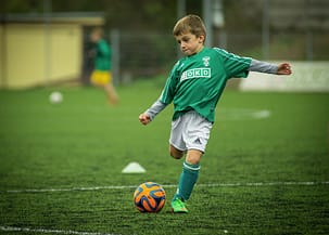 football playing